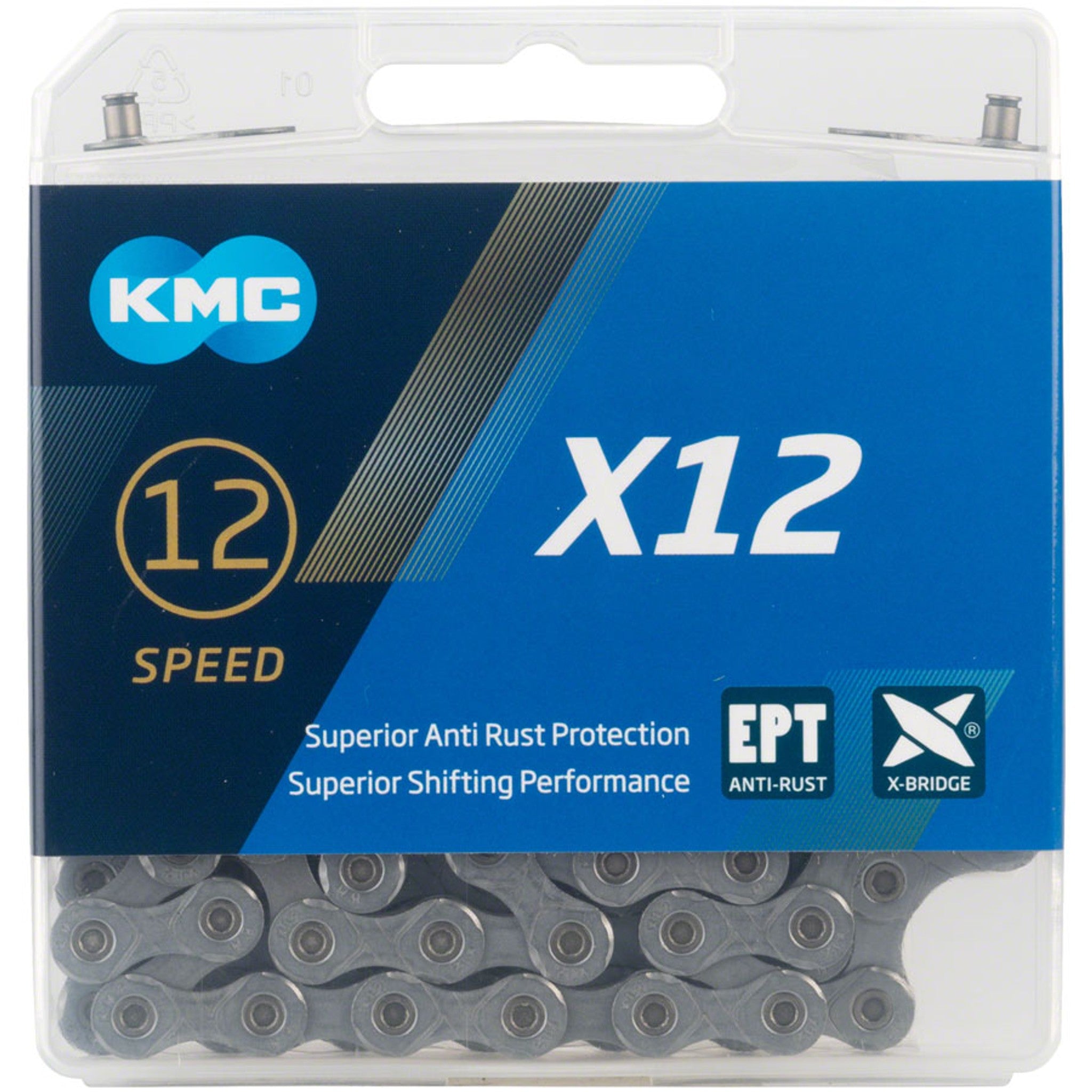 X12 EPT Chain - 12-Speed, 126 Links, Gray
