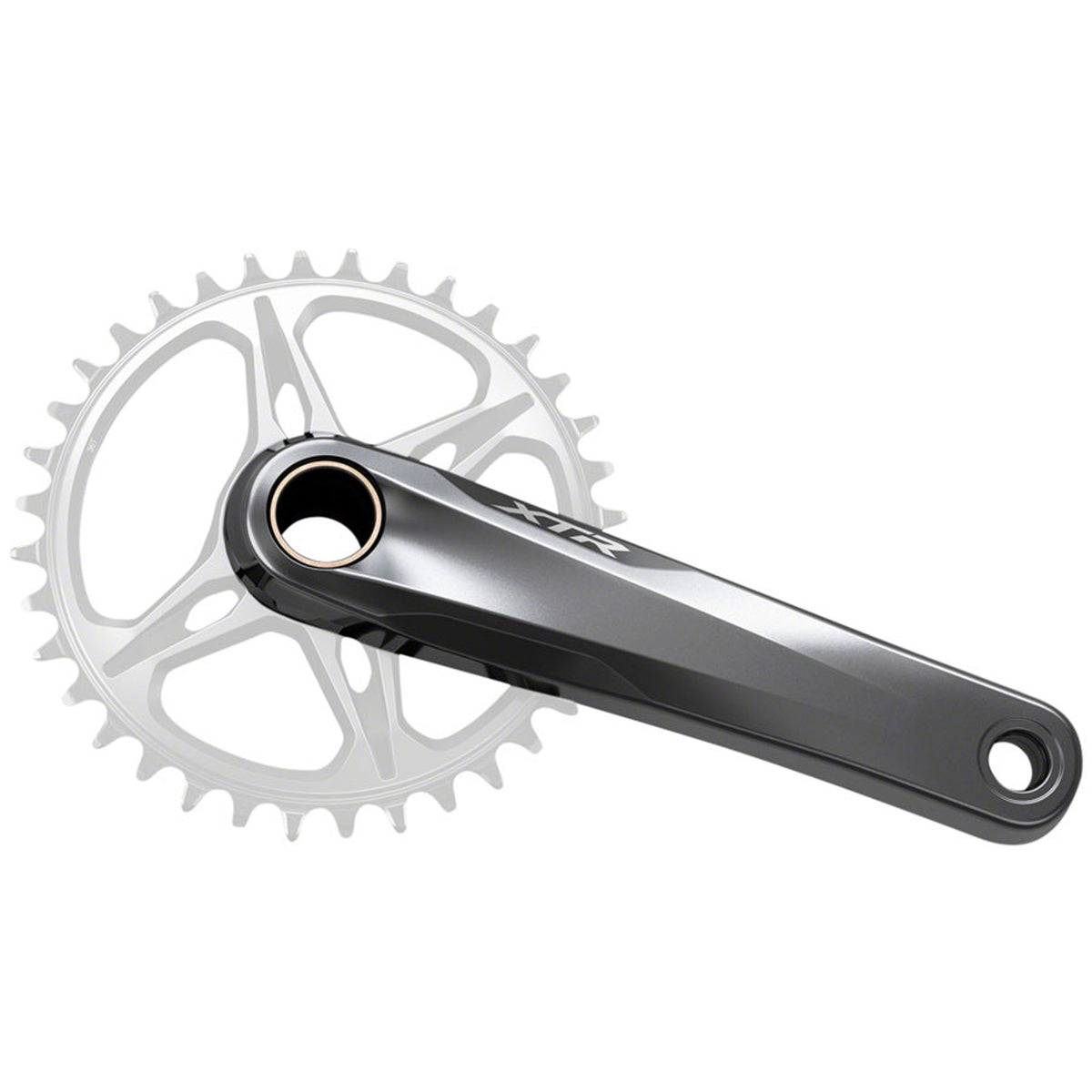 XTR FC-M9100 Crankset - 175mm, 12-Speed, 1x, Direct Mount, Hollowtech II Spindle Interface, Gray