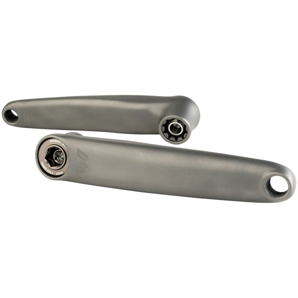 Electric Wings Ebike Crank Arm Set - Titanium, 165mm, ISIS Spindle, Fits Bosch, Brose, Fazua Ride 50, Panasonic, TQ, Yamaha