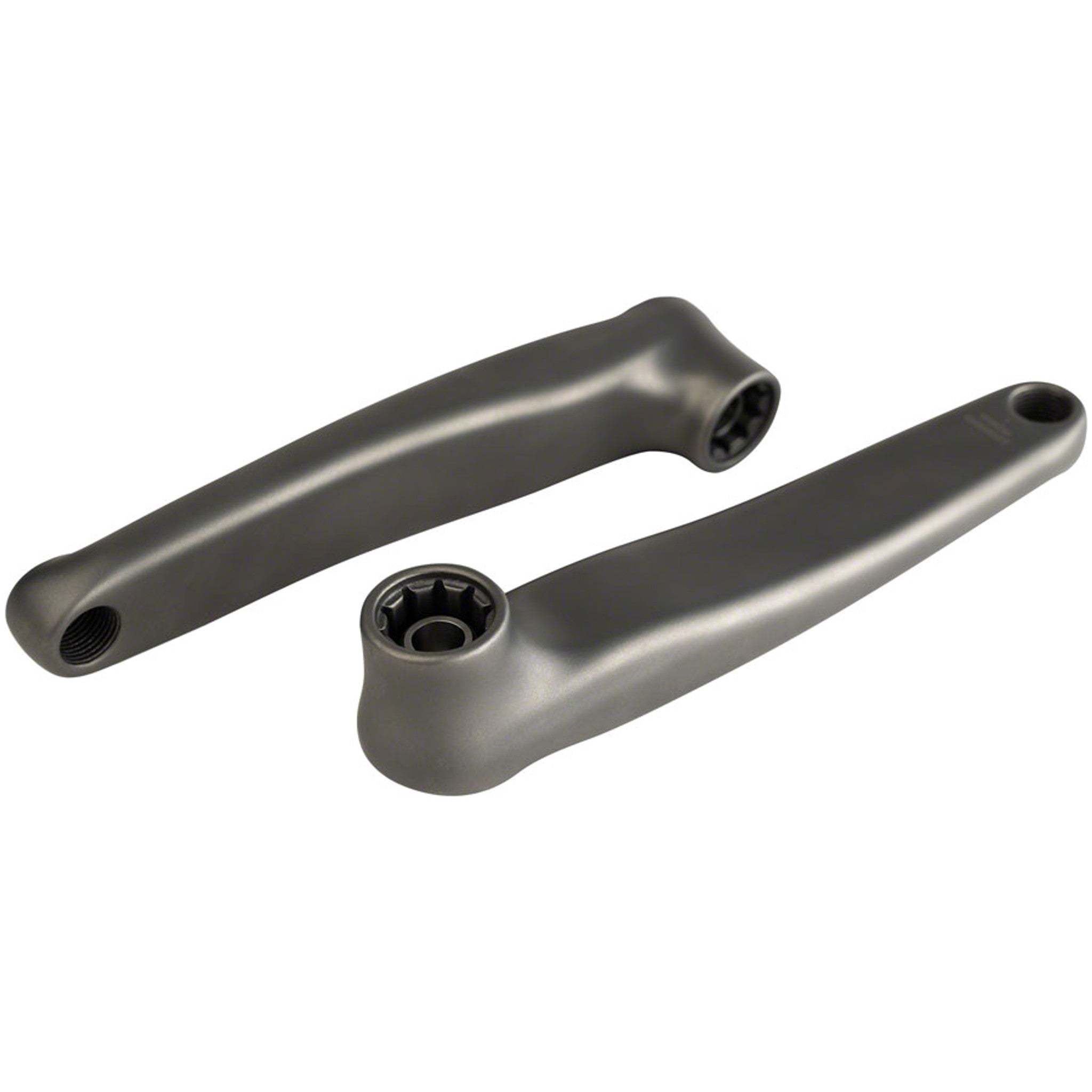 Electric Wings Ebike Crank Arm Set - Titanium, 165mm, ISIS Spindle, Fits Bosch, Brose, Fazua Ride 50, Panasonic, TQ, Yamaha