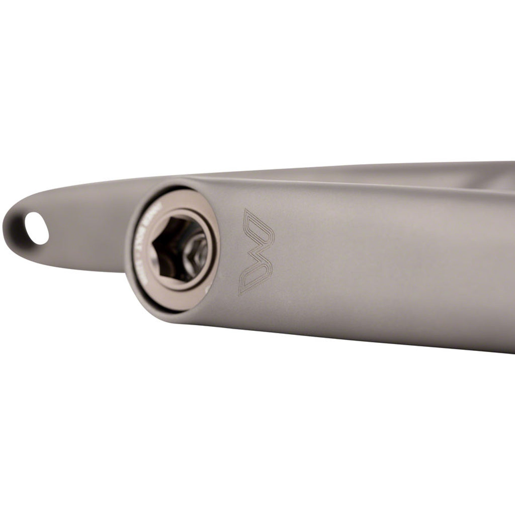 Electric Wings Ebike Crank Arm Set - Titanium, 165mm, ISIS Spindle, Fits Bosch, Brose, Fazua Ride 50, Panasonic, TQ, Yamaha