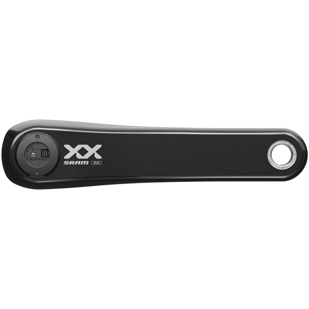 XX Eagle T-Type AXS Wide Left Crank Arm With Power Meter Spindle - 12-Speed - DUB Spindle Interface - Carbon - D1 - Black