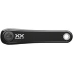 XX Eagle T-Type AXS Wide Left Crank Arm With Power Meter Spindle - 12-Speed - DUB Spindle Interface - Carbon - D1 - Black