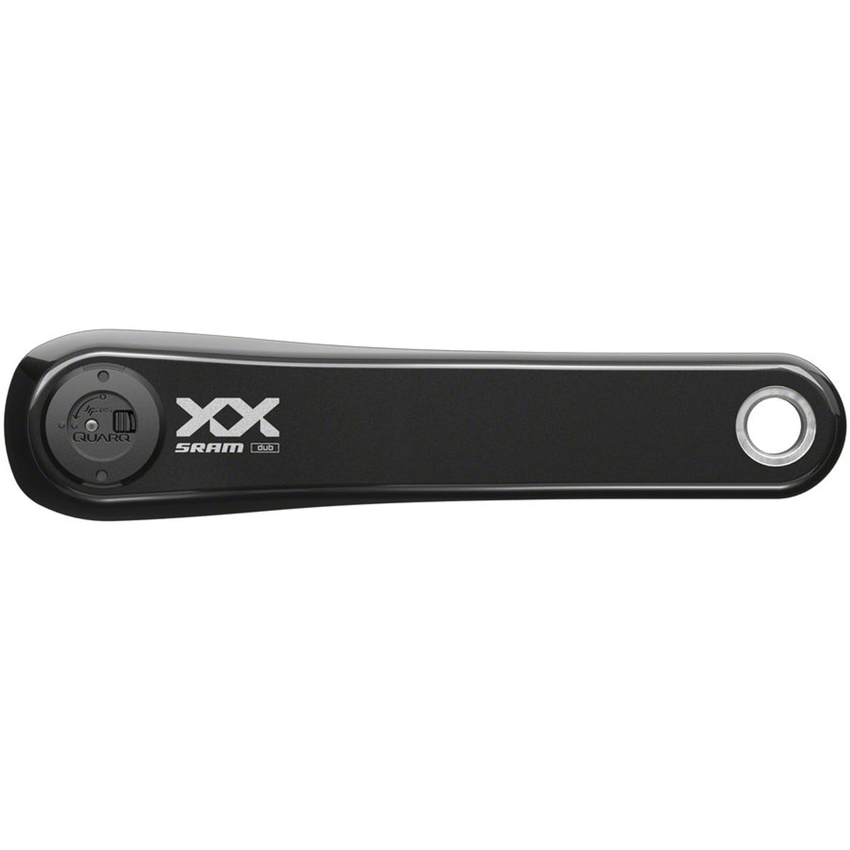 XX Eagle T-Type AXS Wide Left Crank Arm With Power Meter Spindle - 12-Speed - DUB Spindle Interface - Carbon - D1 - Black