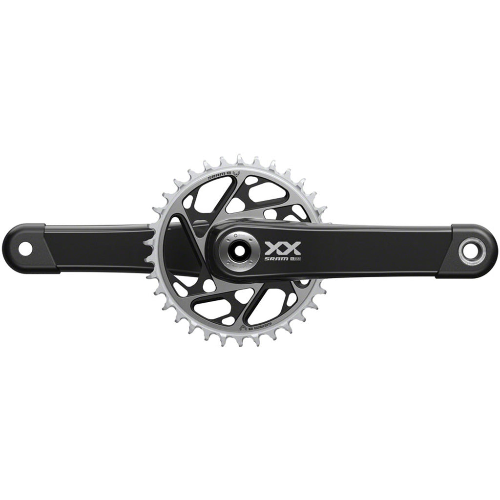 XX SL Eagle T-Type Crankset - 12-Speed - 34t Chainring - Direct Mount - DUB Spindle Interface - Black