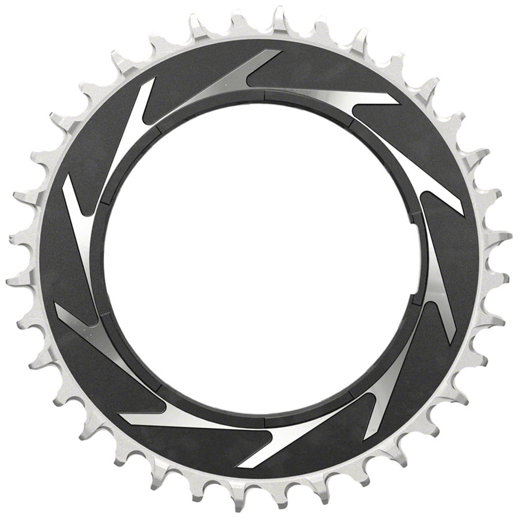 XX SL Eagle T-Type Thread Mount Chainring - 12-Speed - Thread Mount (For XX SL PM Spider) - Aluminum - Black/Silver