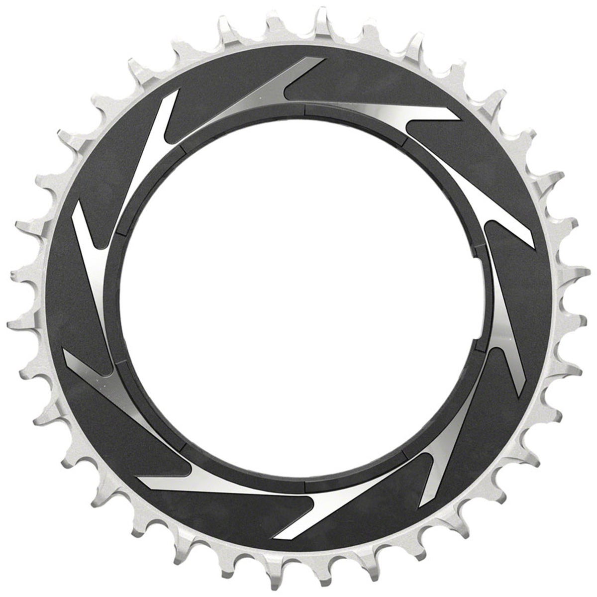 XX SL Eagle T-Type Thread Mount Chainring - 12-Speed - Thread Mount (For XX SL PM Spider) - Aluminum - Black/Silver