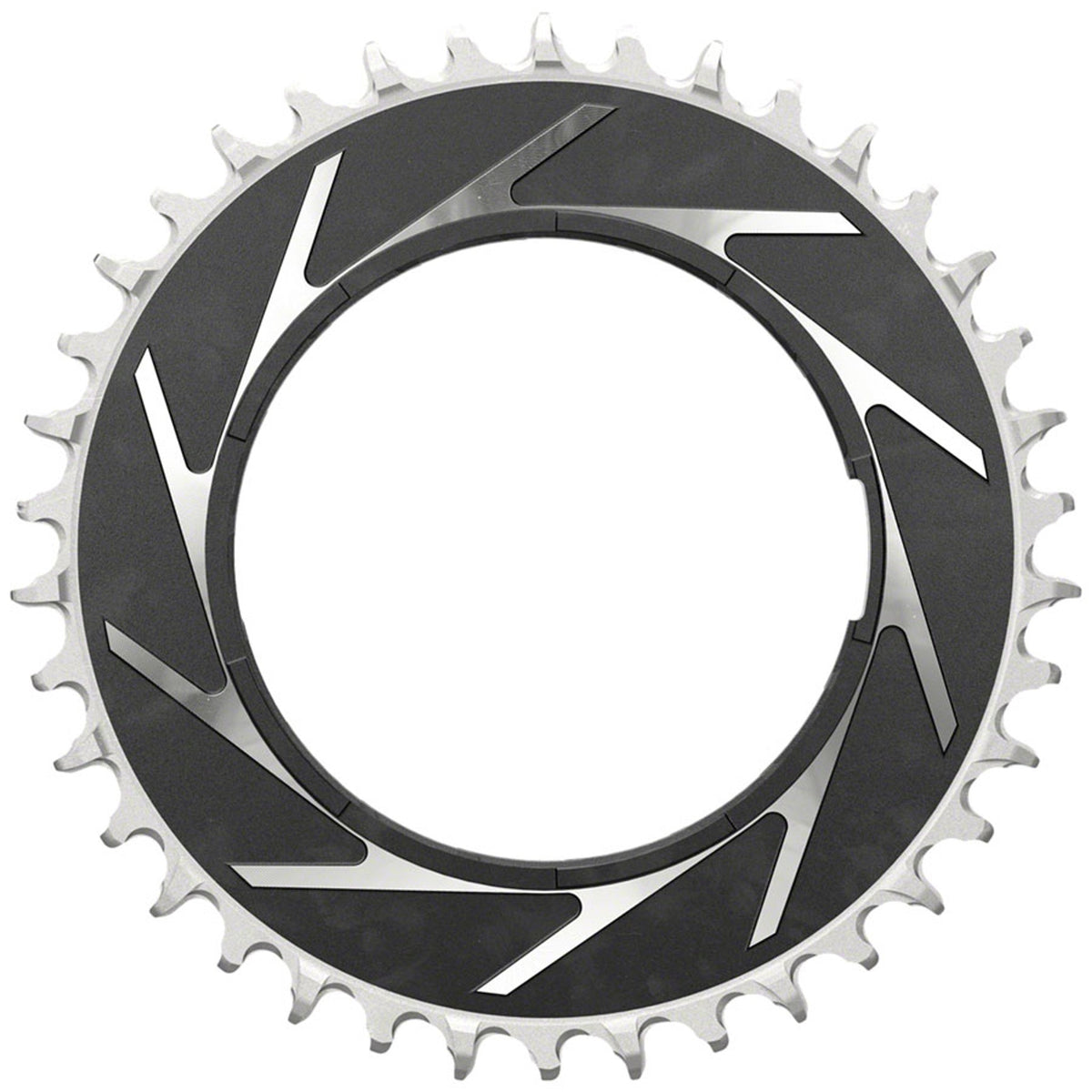 XX SL Eagle T-Type Thread Mount Chainring - 12-Speed - Thread Mount (For XX SL PM Spider) - Aluminum - Black/Silver