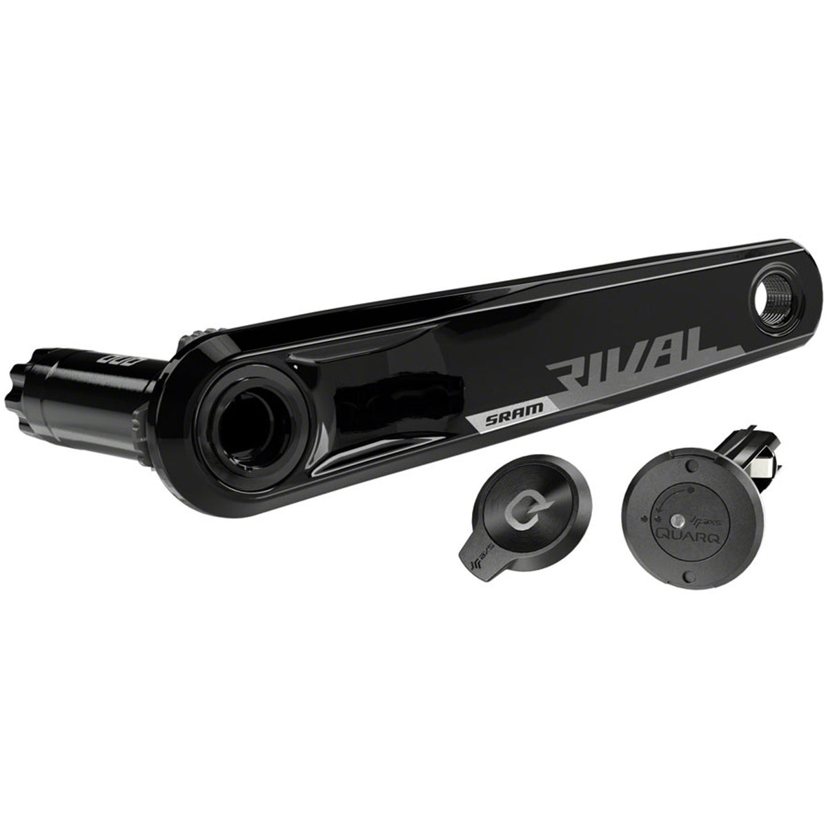 Rival AXS Power Meter Left Arm And Spindle - DUB Spindle Interface - D1 - Black