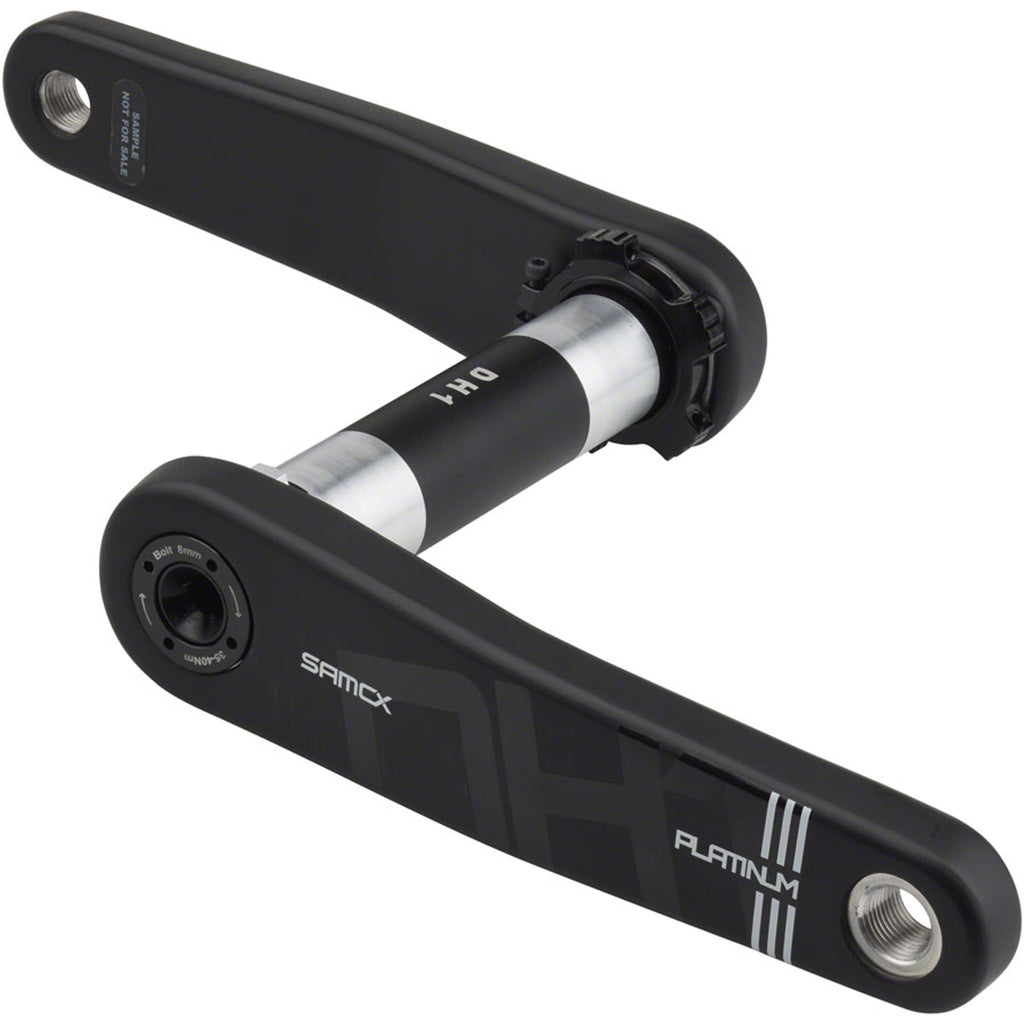 Platinum DH-1 Carbon Crankset - 3-Bolt - Direct Mount - 28.99mm (DUB Type) Spindle - Black