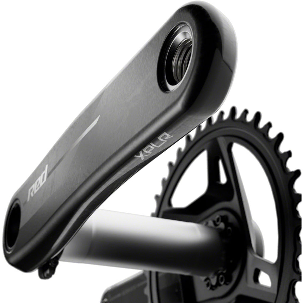Red 1x XPLR 13-Speed Wide Crankset E1 - 8-Bolt Direct Mount - DUB Spindle - Natural Carbon