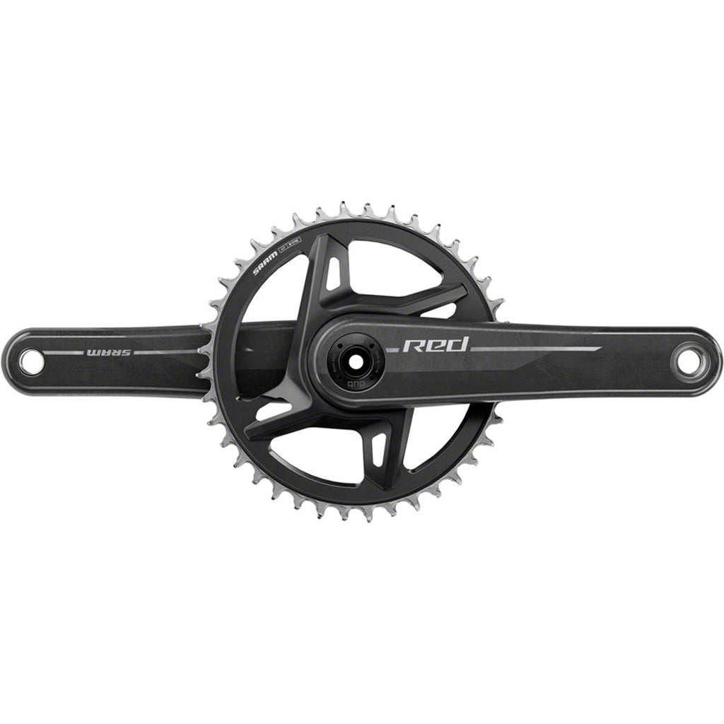 Red 1x XPLR 13-Speed Wide Crankset E1 - 8-Bolt Direct Mount - DUB Spindle - Natural Carbon