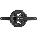 Sword Black 2x Crankset - 9-Speed - 110/80 Asym BCD - JIS Square Taper Spindle Interface