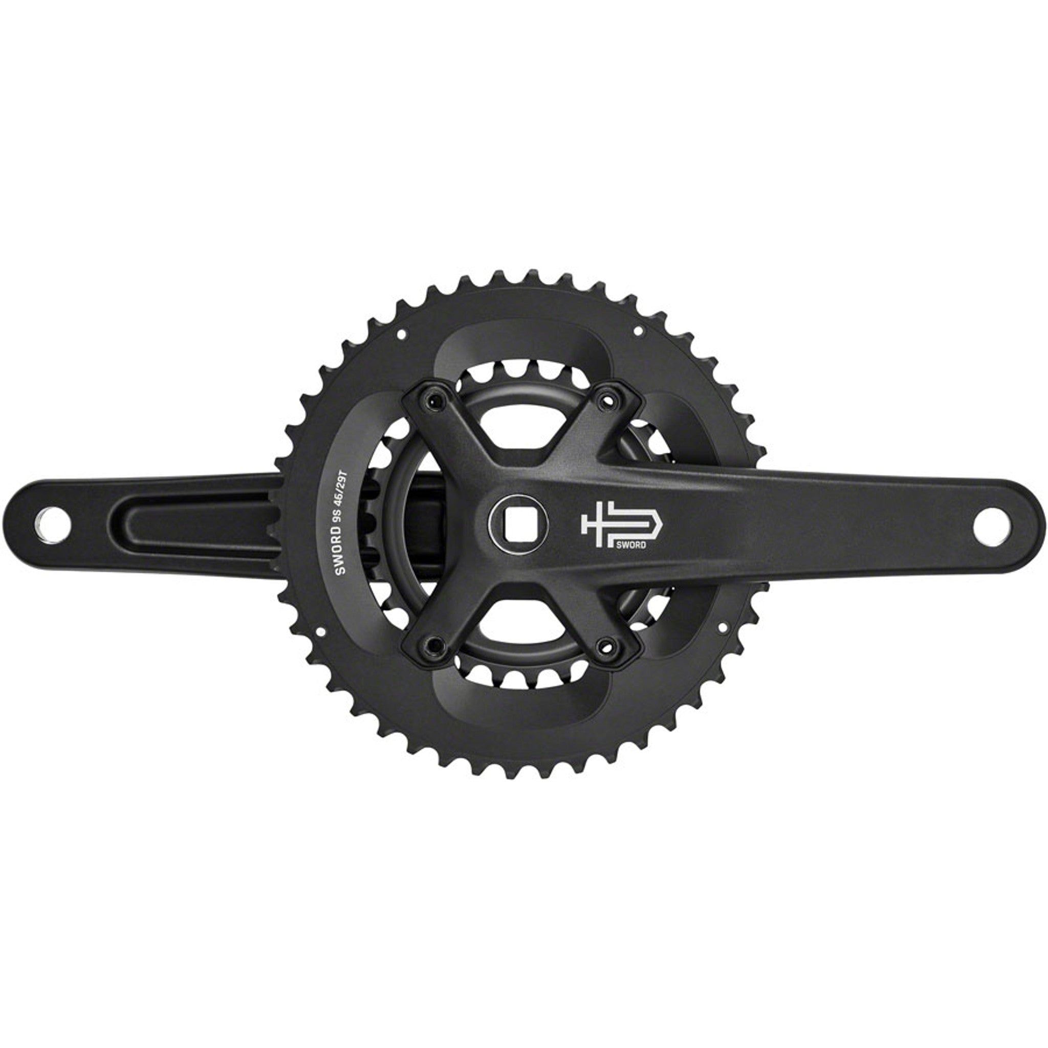 Sword Black 2x Crankset