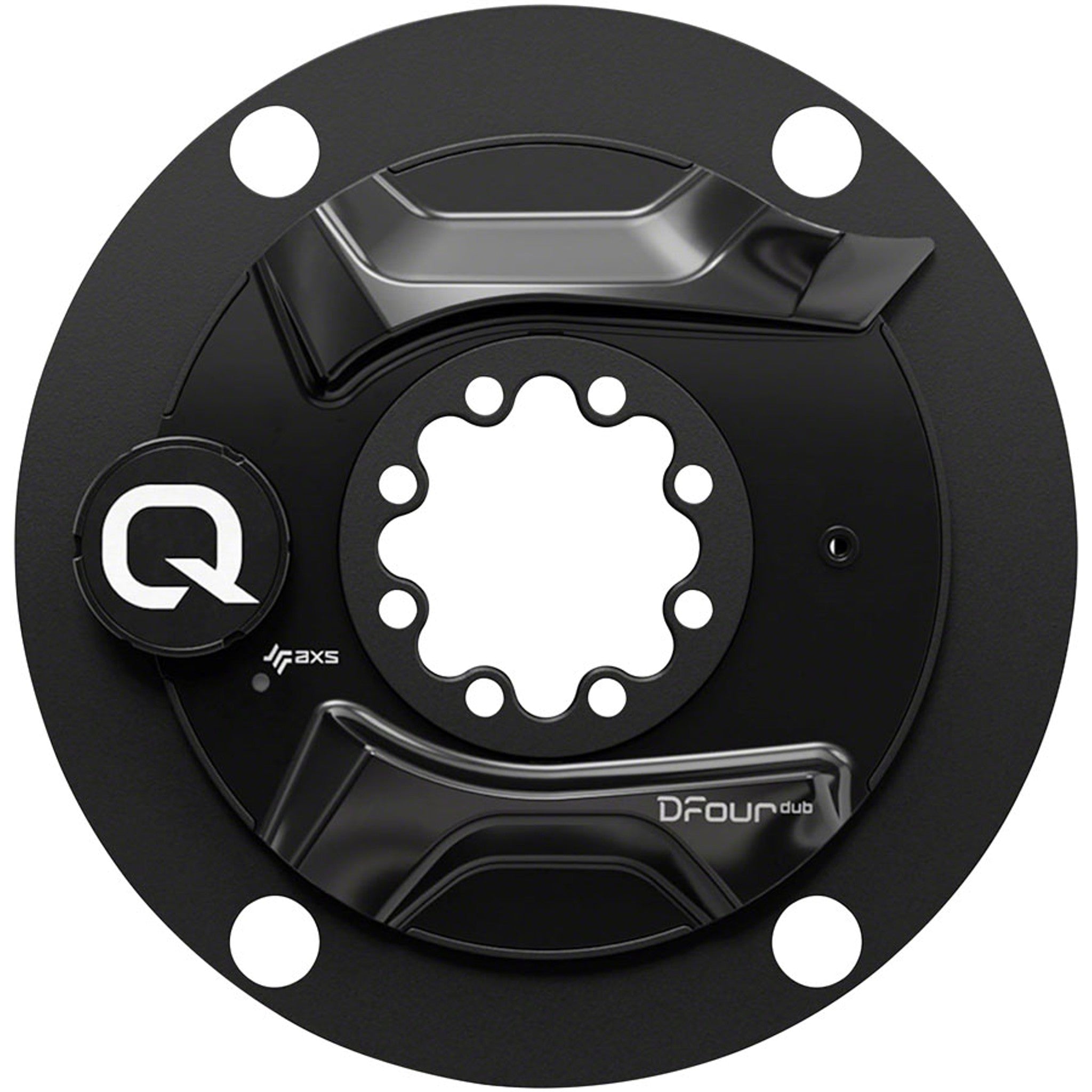 DFour AXS DUB Power Meter Spider - 110 BCD, 8-Bolt Crank Interface, Black