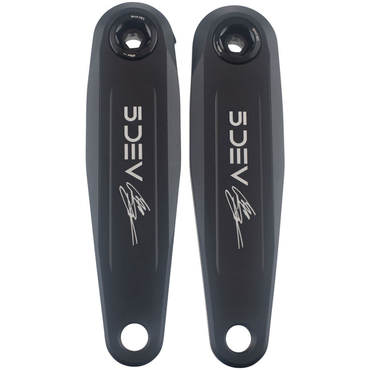 Cam Zink Signature Crankset - 7075 Aluminum - 8-Bolt DM Chainring Interface - Black