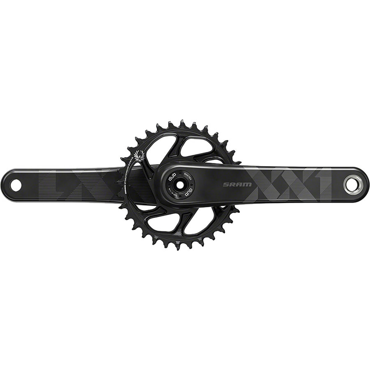 XX1 Eagle DUB Crankset - 12-Speed - Direct Mount - DUB Spindle Interface