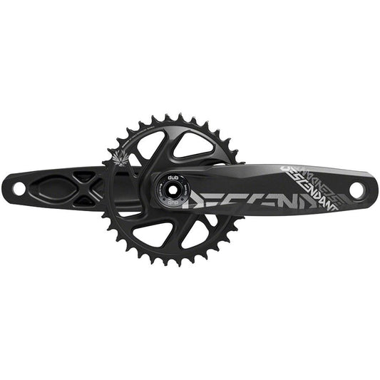 Descendant All Downhill Crankset - 165mm, 10/11-Speed, 34t, Direct Mount, DUB Spindle Interface, Black, B1