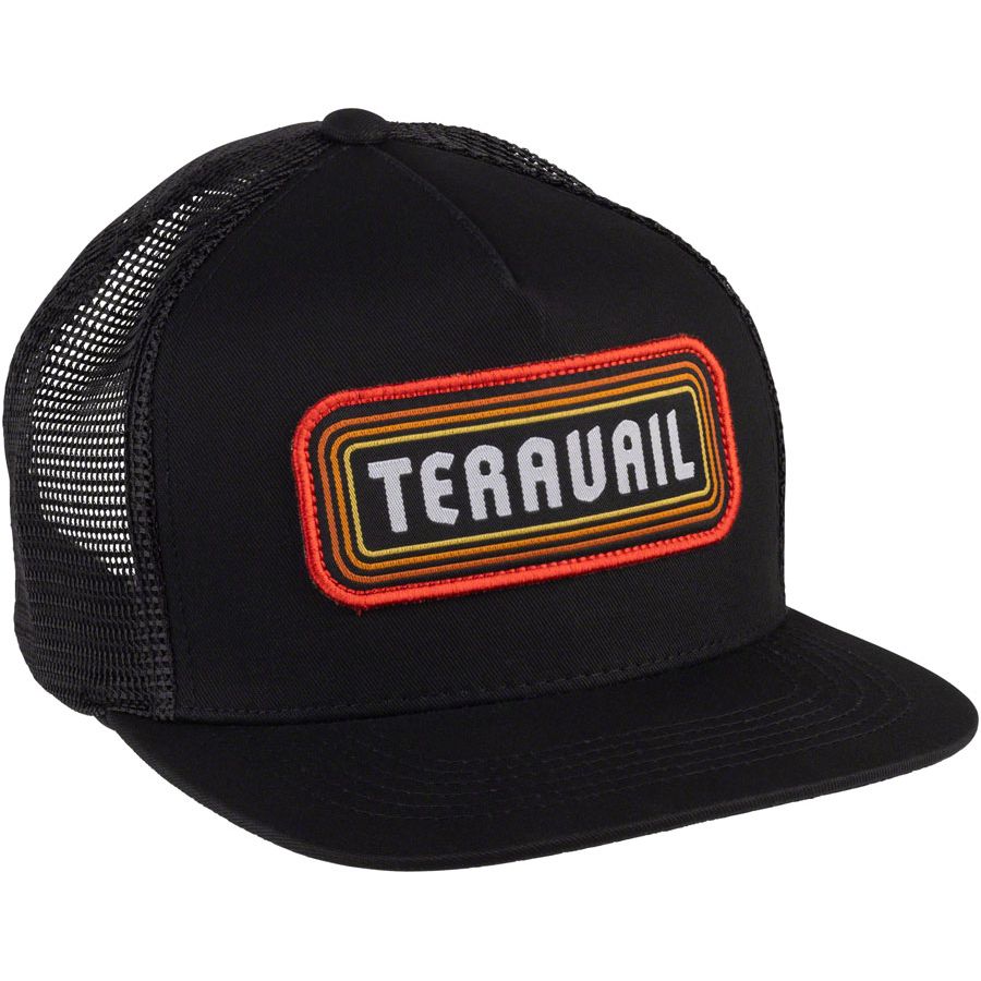 Scroll Trucker Hat - Black, One Size