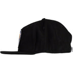 Winter Wonder Wool Snapback Hat - Black, Adjustable