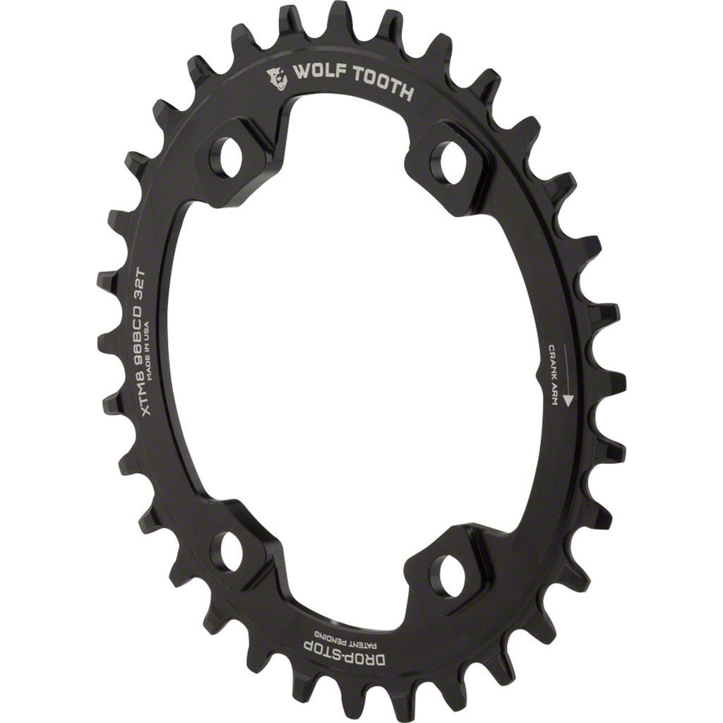 Elliptical 96 Asymmetrical BCD Chainrings for Shimano XT M8000/SLX M7000