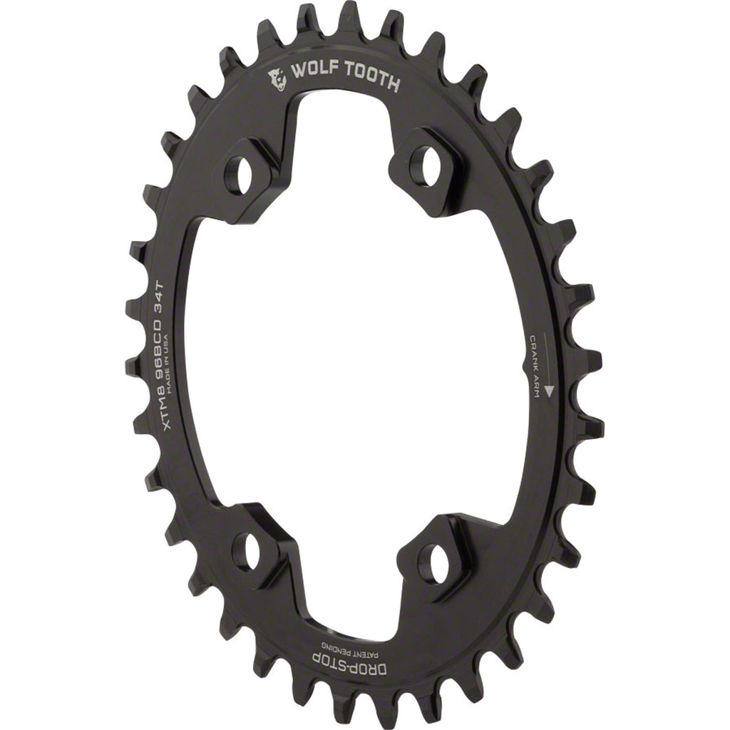 Elliptical 96 Asymmetrical BCD Chainrings for Shimano XT M8000/SLX M7000