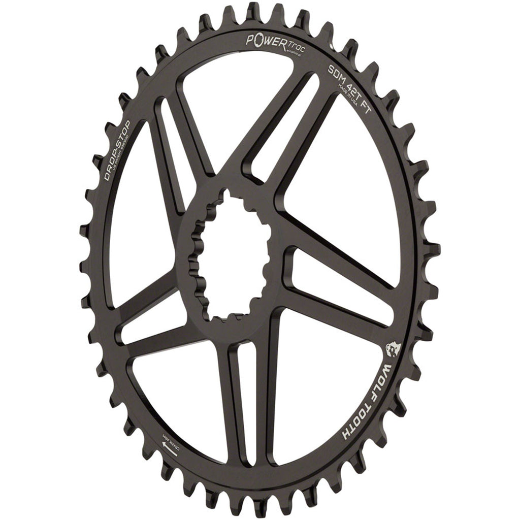 PowerTrac Elliptical SRAM 3-Bolt Direct Mount Chainrings