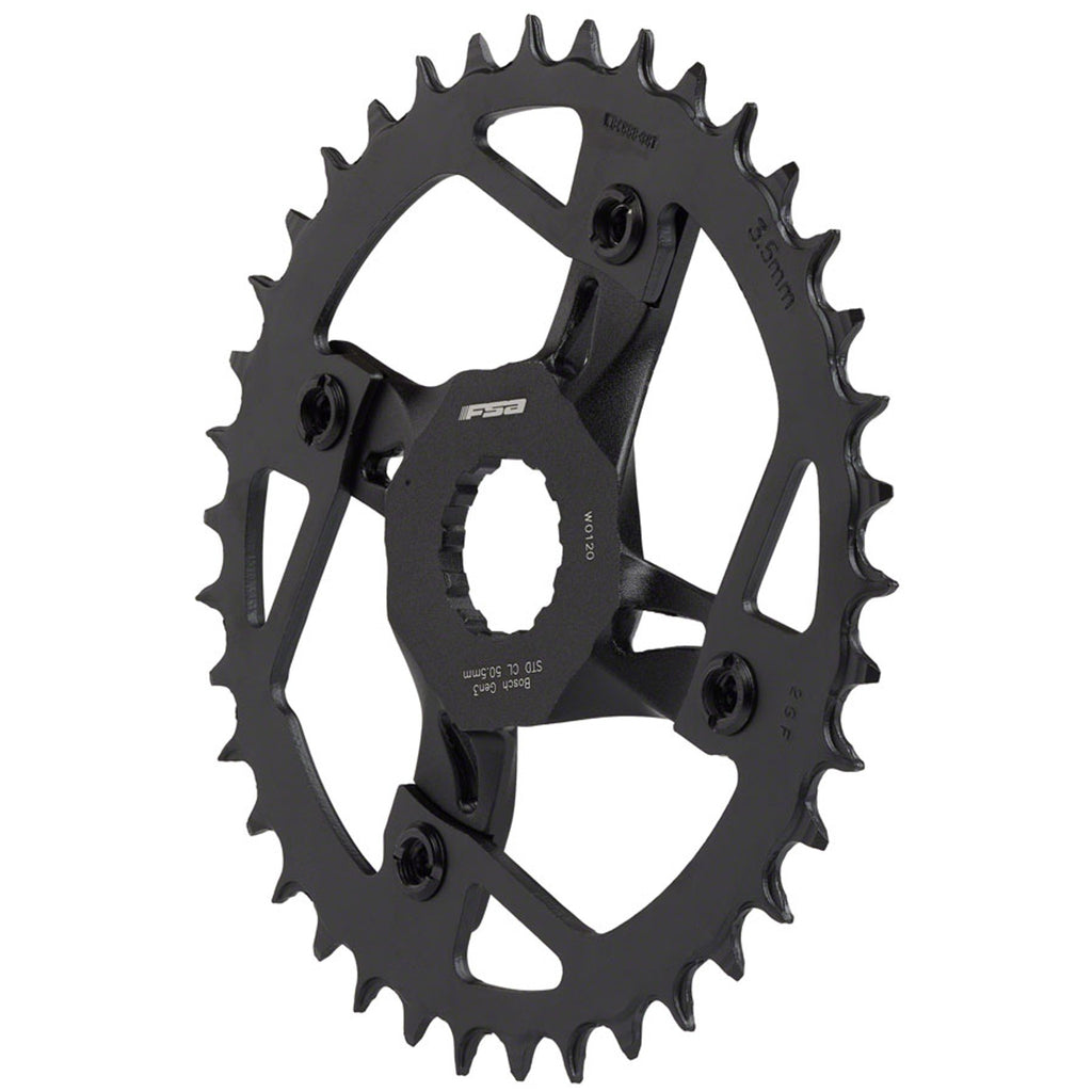 Replacement Chainring and Spider - eScout 2020+, 38T, Black