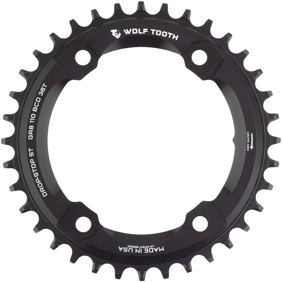 110 Asymmetrical BCD Chainrings for 12-Speed Shimano GRX