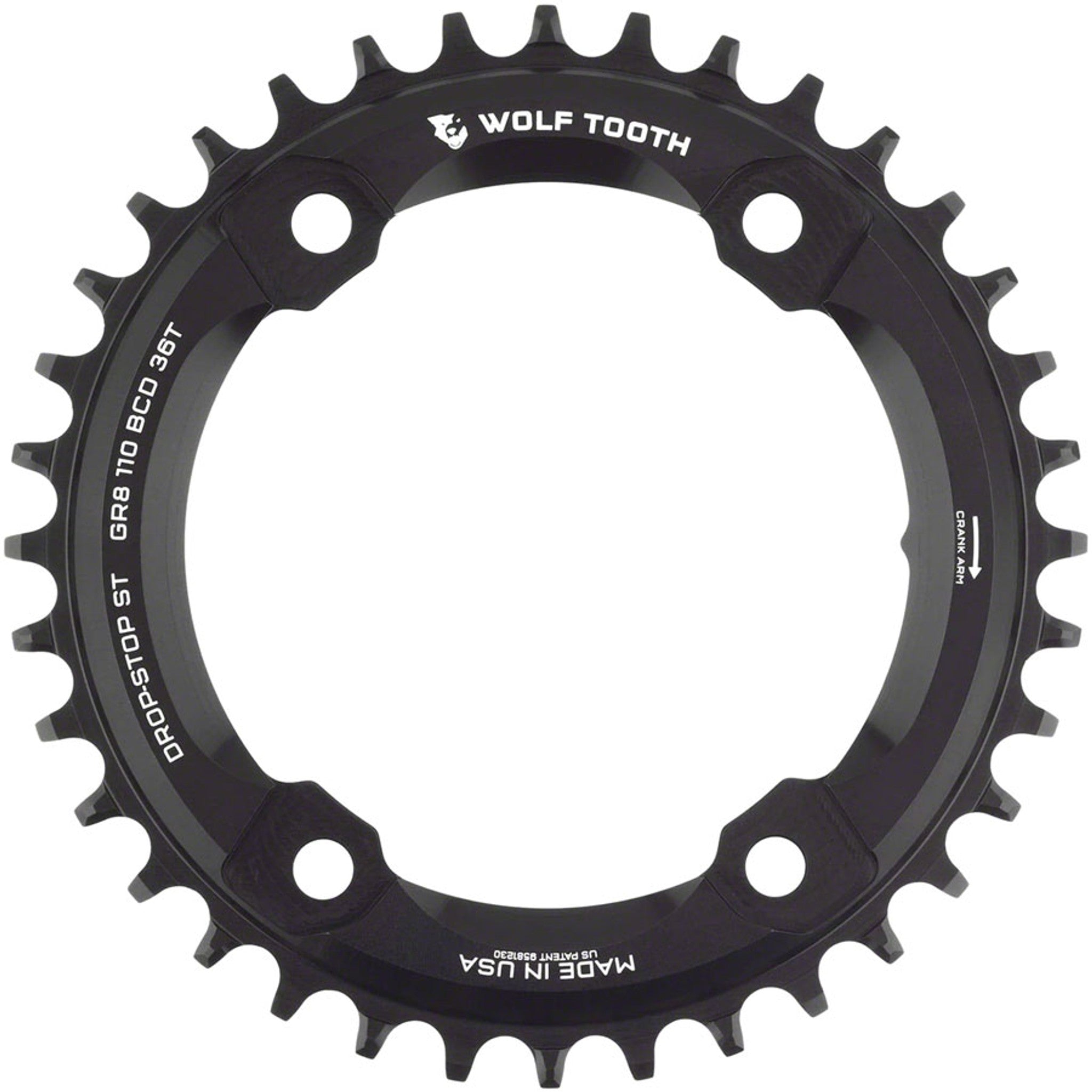 110 Asymmetrical BCD Chainrings for 12-Speed Shimano GRX - Shimano 110 Asymmetric BCD Chainring