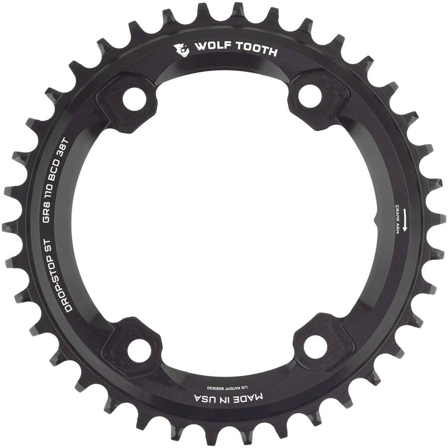 110 Asymmetrical BCD Chainrings for 12-Speed Shimano GRX