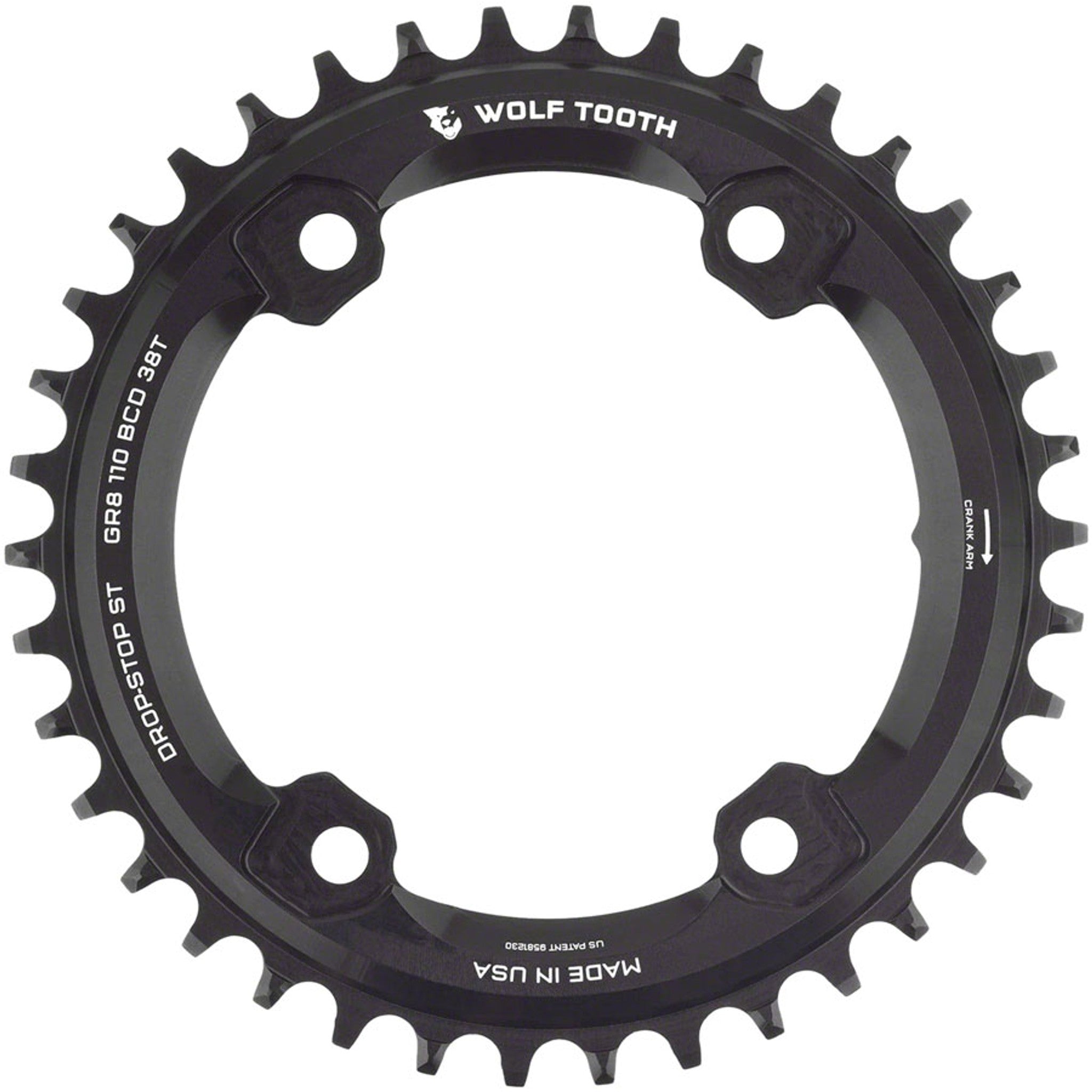 110 Asymmetrical BCD Chainrings for 12-Speed Shimano GRX - Shimano 110 Asymmetric BCD Chainring - Shimano 110 Asymmetric BCD Chainring