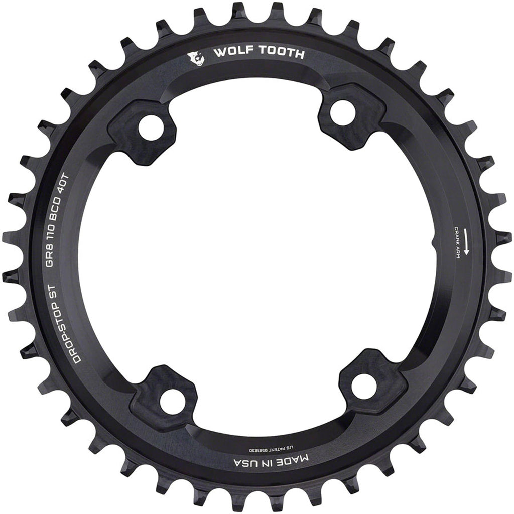 110 Asymmetrical BCD Chainrings for 12-Speed Shimano GRX - Shimano 110 Asymmetric BCD Chainring