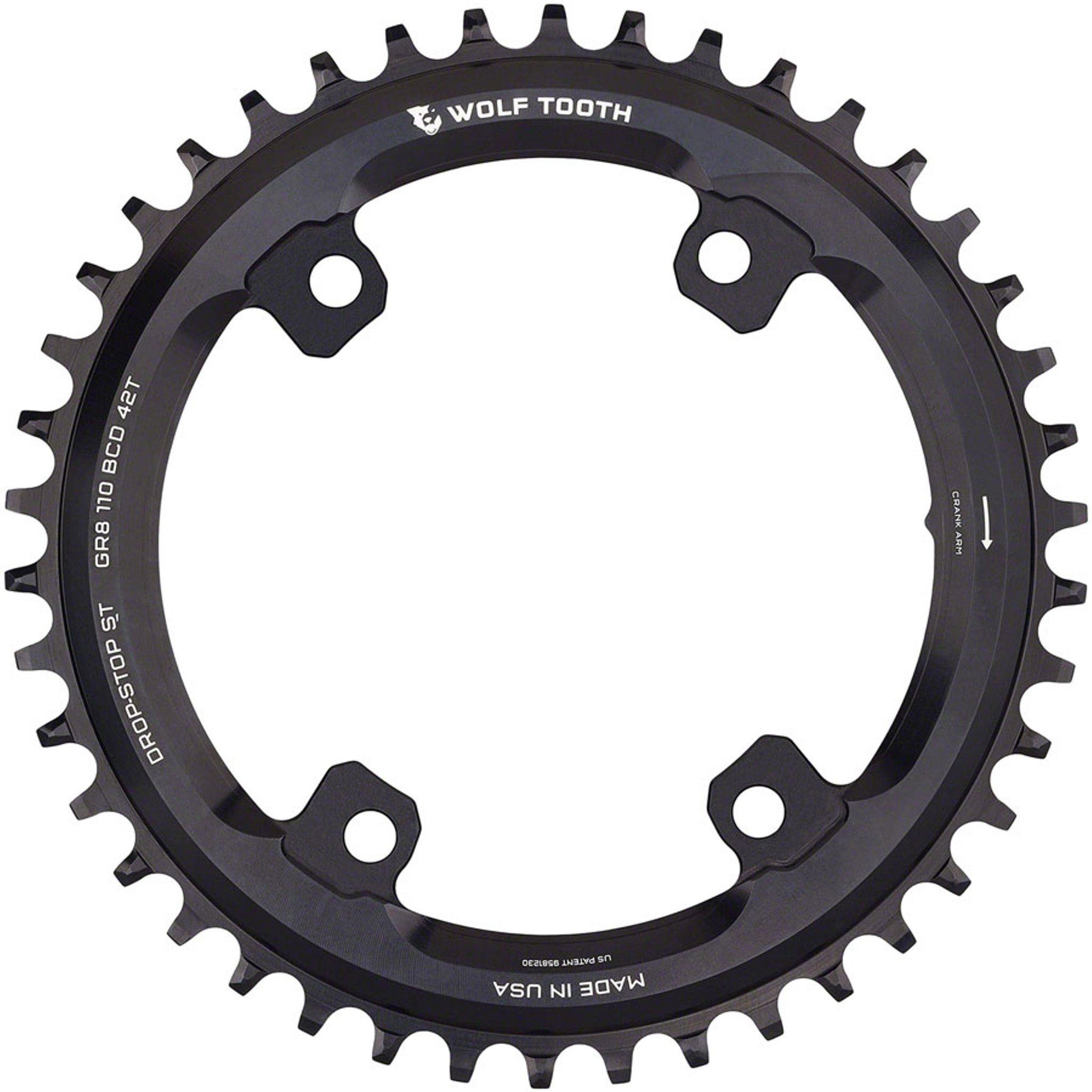 110 Asymmetrical BCD Chainrings for 12-Speed Shimano GRX - Shimano 110 Asymmetric BCD Chainring - Shimano 110 Asymmetric BCD Chainring