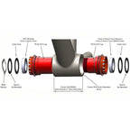 PF30 PressFit Thread Together Bottom Bracket