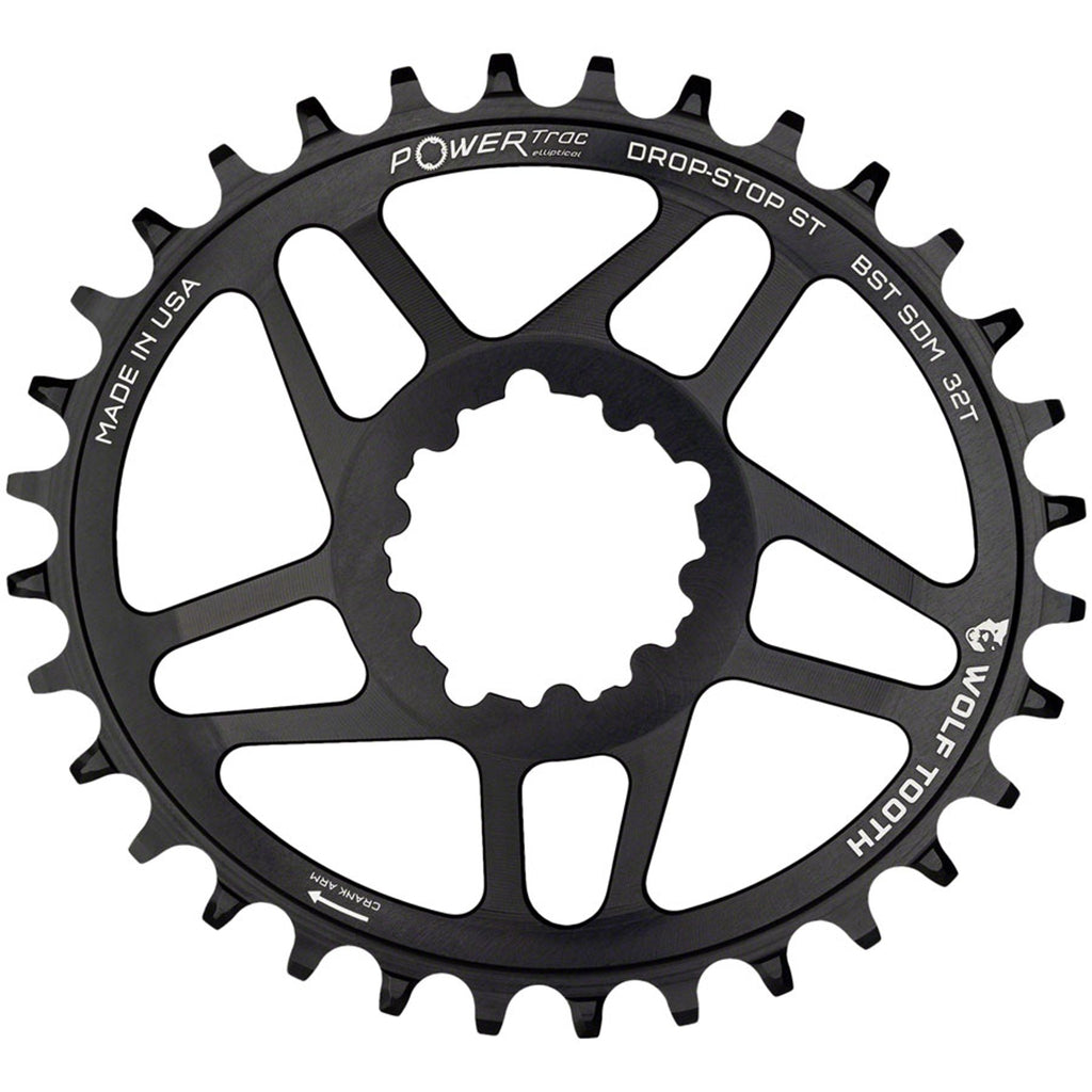 Elliptical 3-Bolt Direct Mount Chainring for Hyperglide+ Chain