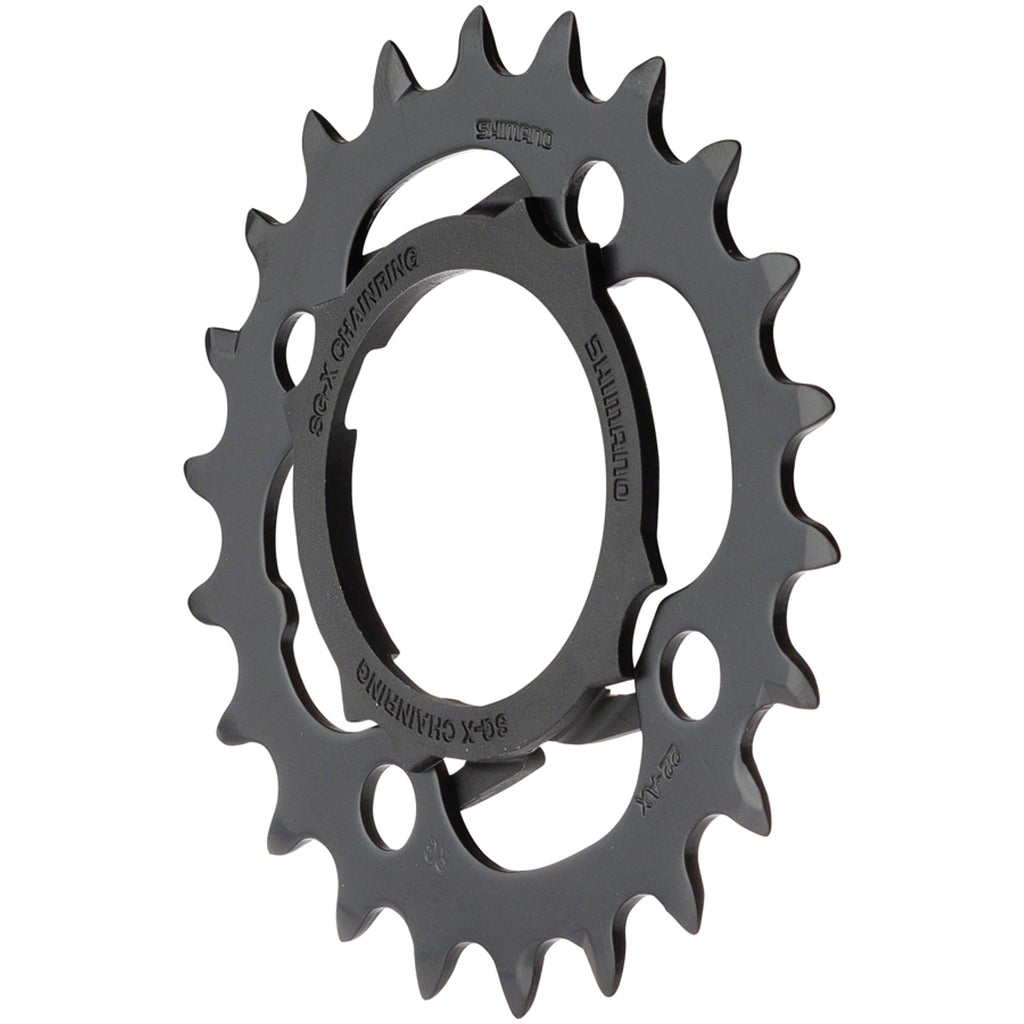 Alivio M4000 Chainring - 22t, 64 BCD, 4-Bolt, 9-Speed, Black