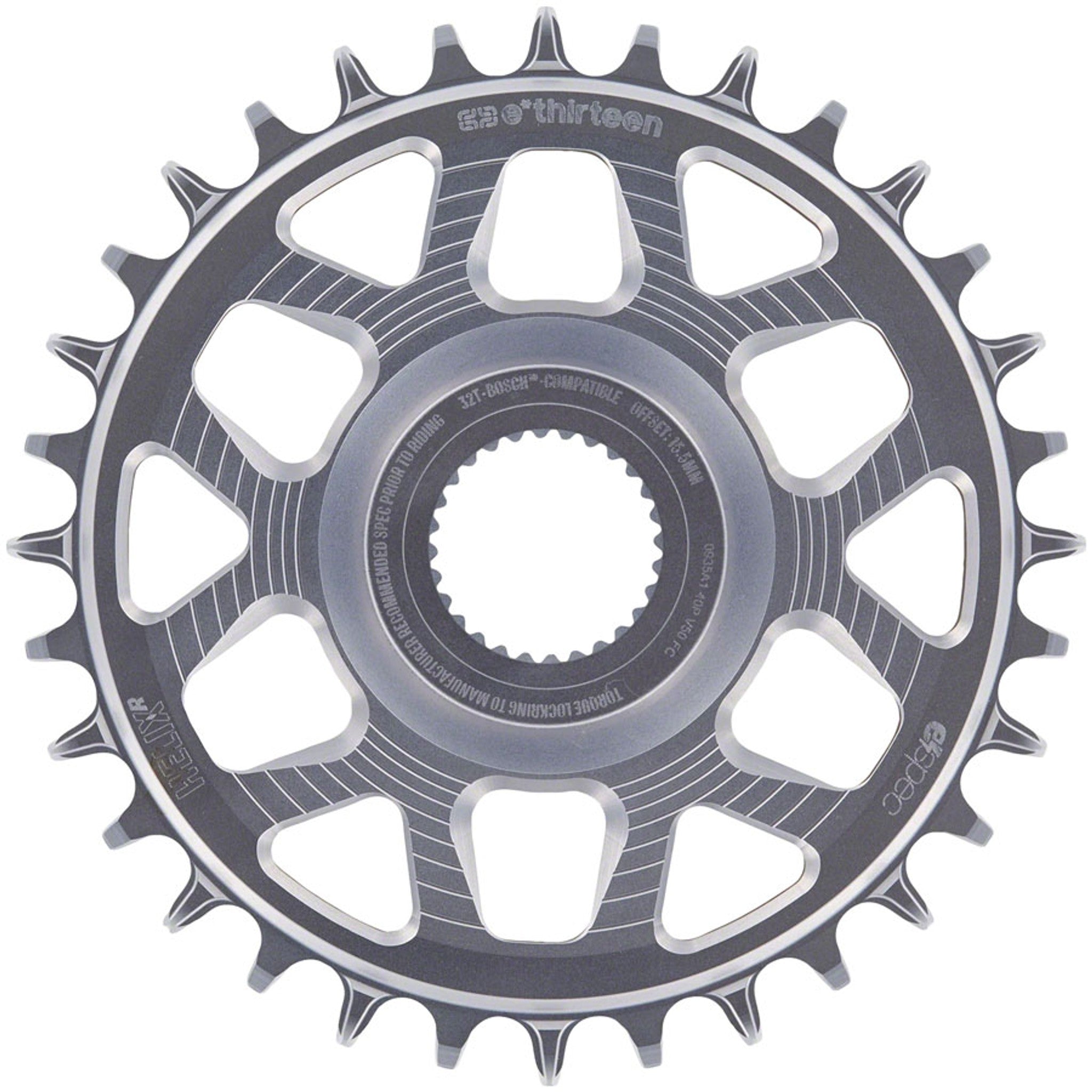 Helix Race E*Spec Bosch SX and Gen 4 CX Aluminum Chainring