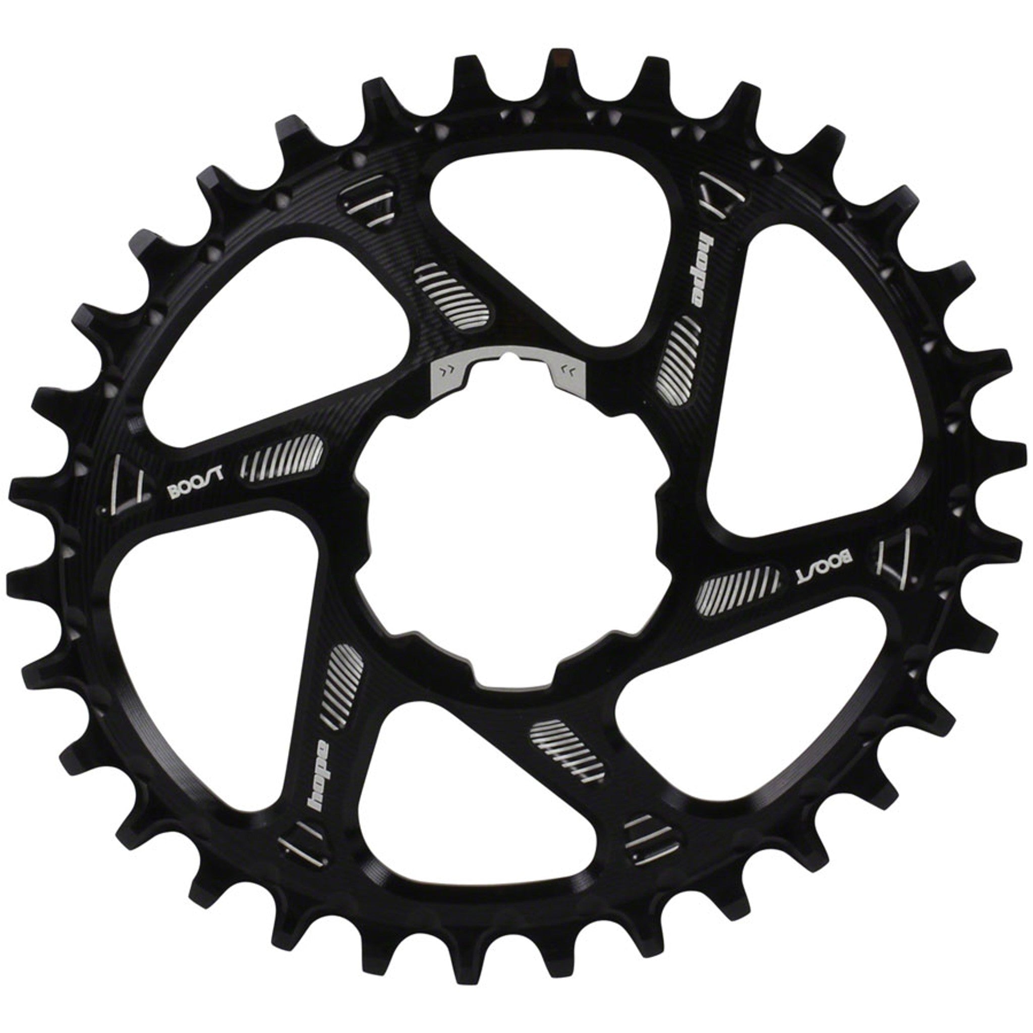 Oval Spiderless Retainer Chainring