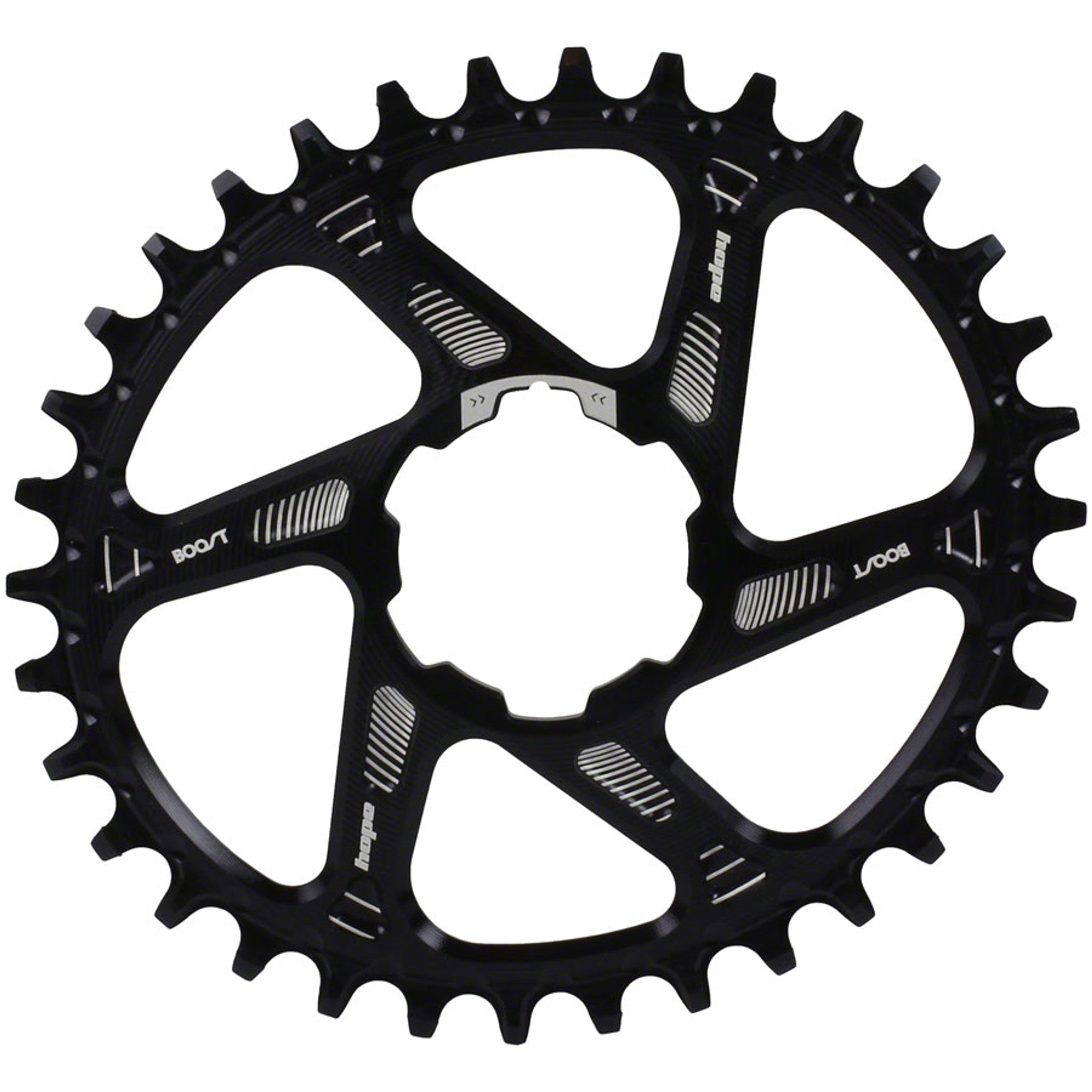 Oval Spiderless Retainer Chainring