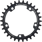 Camo Aluminum Round Chainrings - Wolf Tooth CAMO Mount - Black