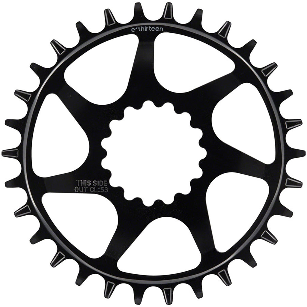 Helix Guidering - 30t, 10/11/12-Speed, 52/55mm Flip Flop CL, 3/5mm Offset, e*thirteen DM, Black