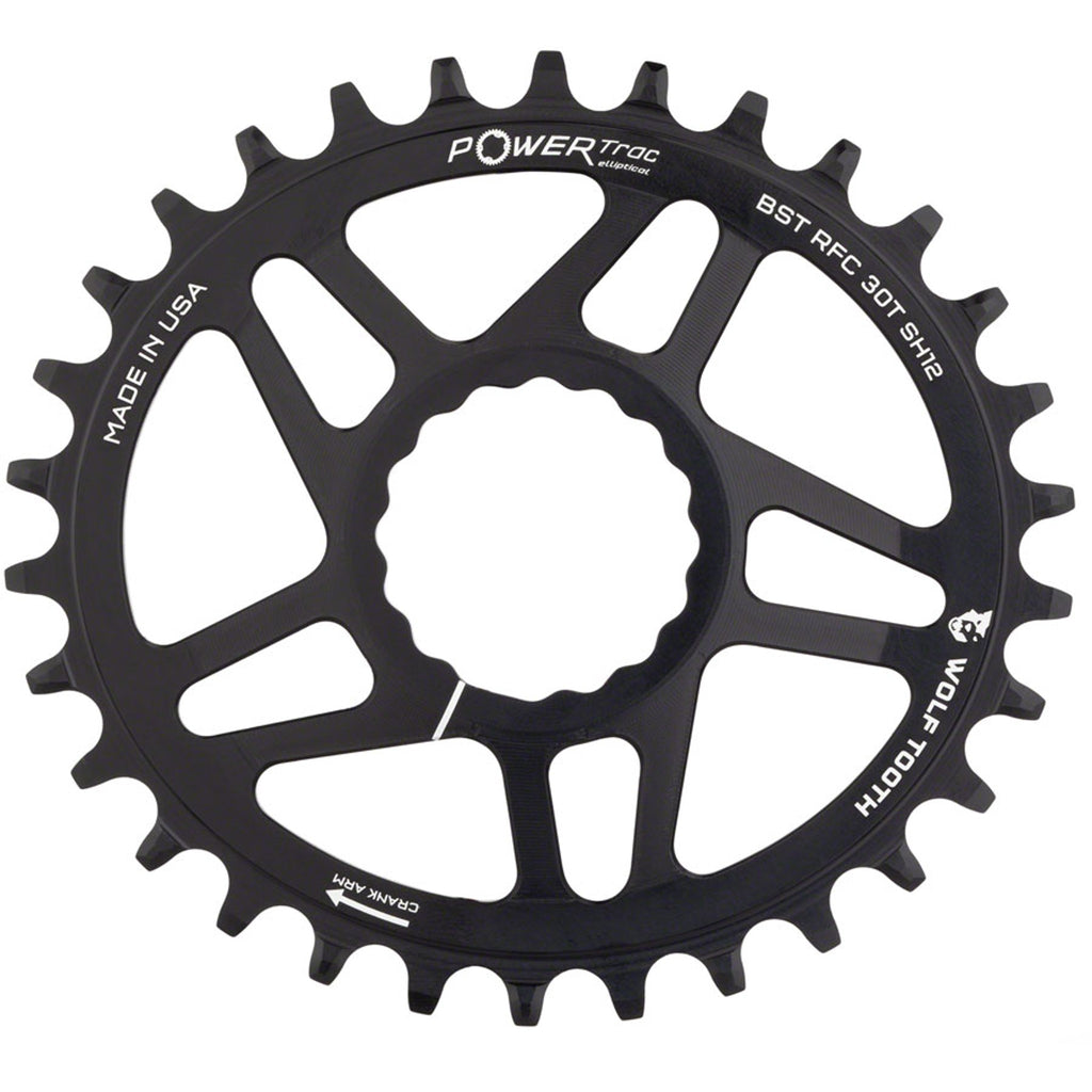 Elliptical RaceFace CINCH Hyperglide+ Direct Mount Mountain Chainrings - Elliptical Direct Mount Chainring - Elliptical Direct Mount Chainring