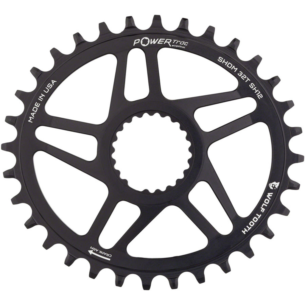 Elliptical Shimano Hyperglide+ Direct Mount Chainrings
