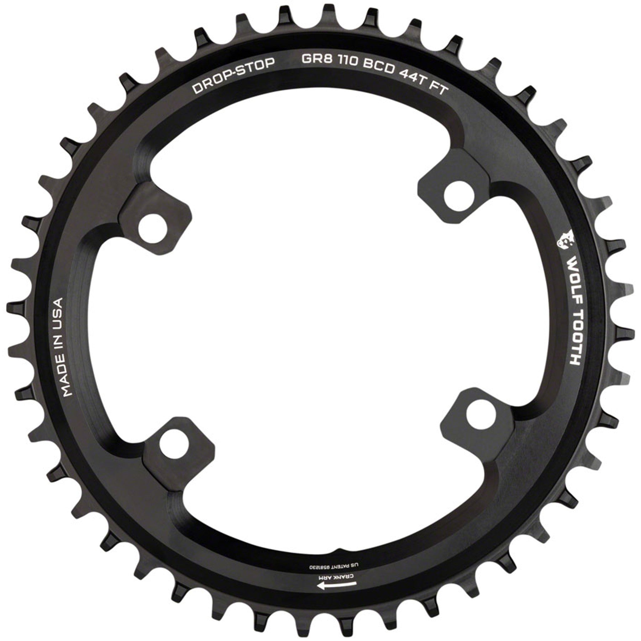 110 Asymmetrical BCD Chainrings for Shimano GRX - Shimano 110 Asymmetric BCD Chainring