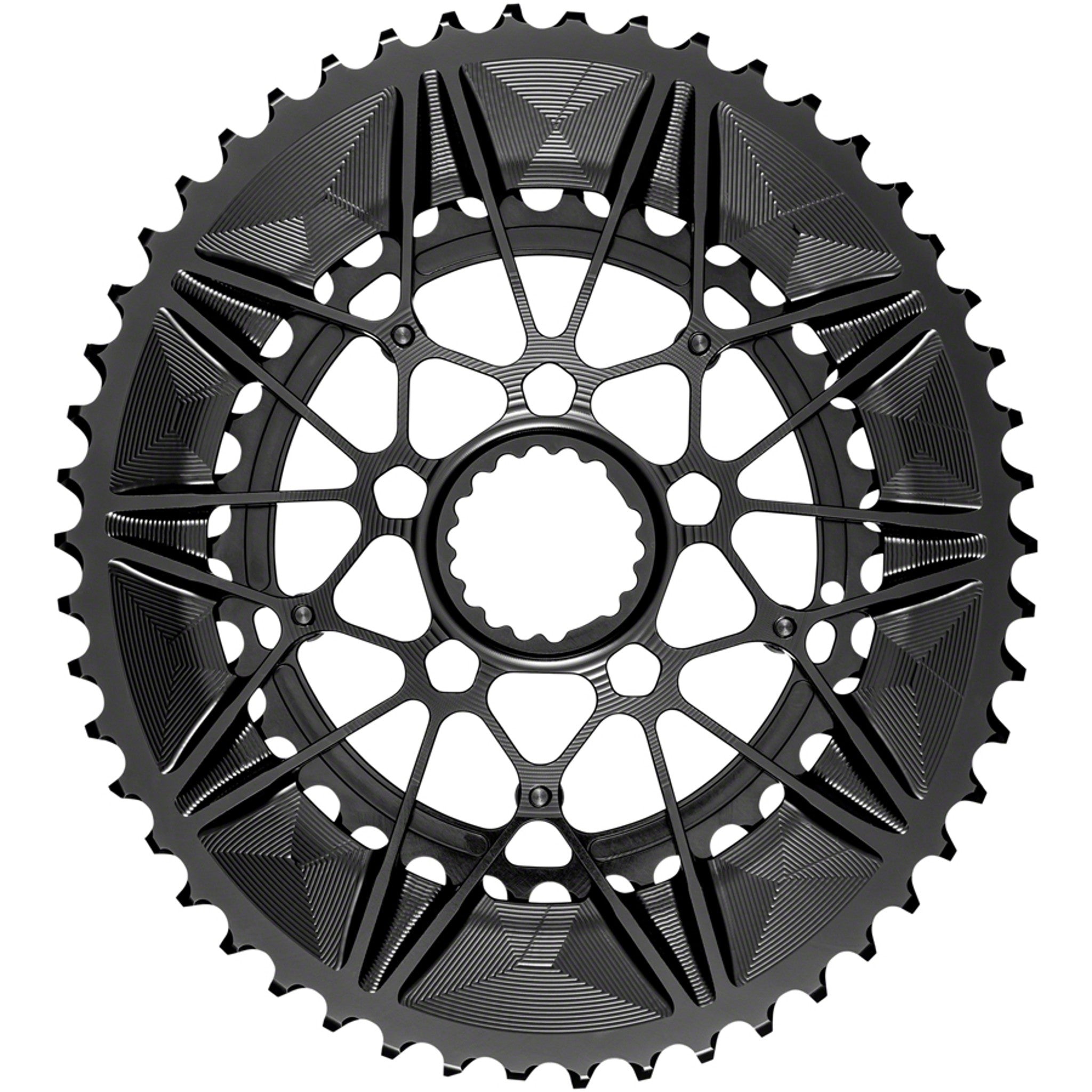 SpideRing Oval Direct Mount 2x Chainring Set for Cannondale