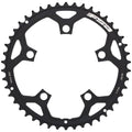Tempo Pro Road Chainring - 46t, 110mm BCD, 5-Bolt, Steel, 8/9/10/11-Speed, Black