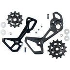 Replacement Rear Derailleur Cage Assembly - Includes Pulleys - Black