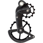 OSPW Pulley Wheel System for Campagnolo Derailleurs - Alloy Pulley, Carbon Cage, Black