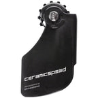 OSPW Pulley Wheel Aero System for Shimano 9100/9150 and 8000 SS/8050 SS - Coated Races, Alloy Pulley, Carbon Cage, Black